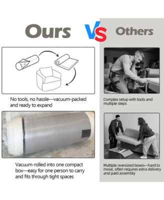 Boyelliving Mid-Century Modern Accent Chair, Armchair Living Room Chair, Comfy Single Sofa Chair, Polyester Fabric Chair for Living Room