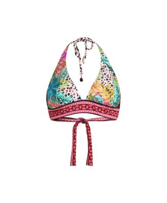 Women's Paradise Heat Reversible Banded Halter Swim suit