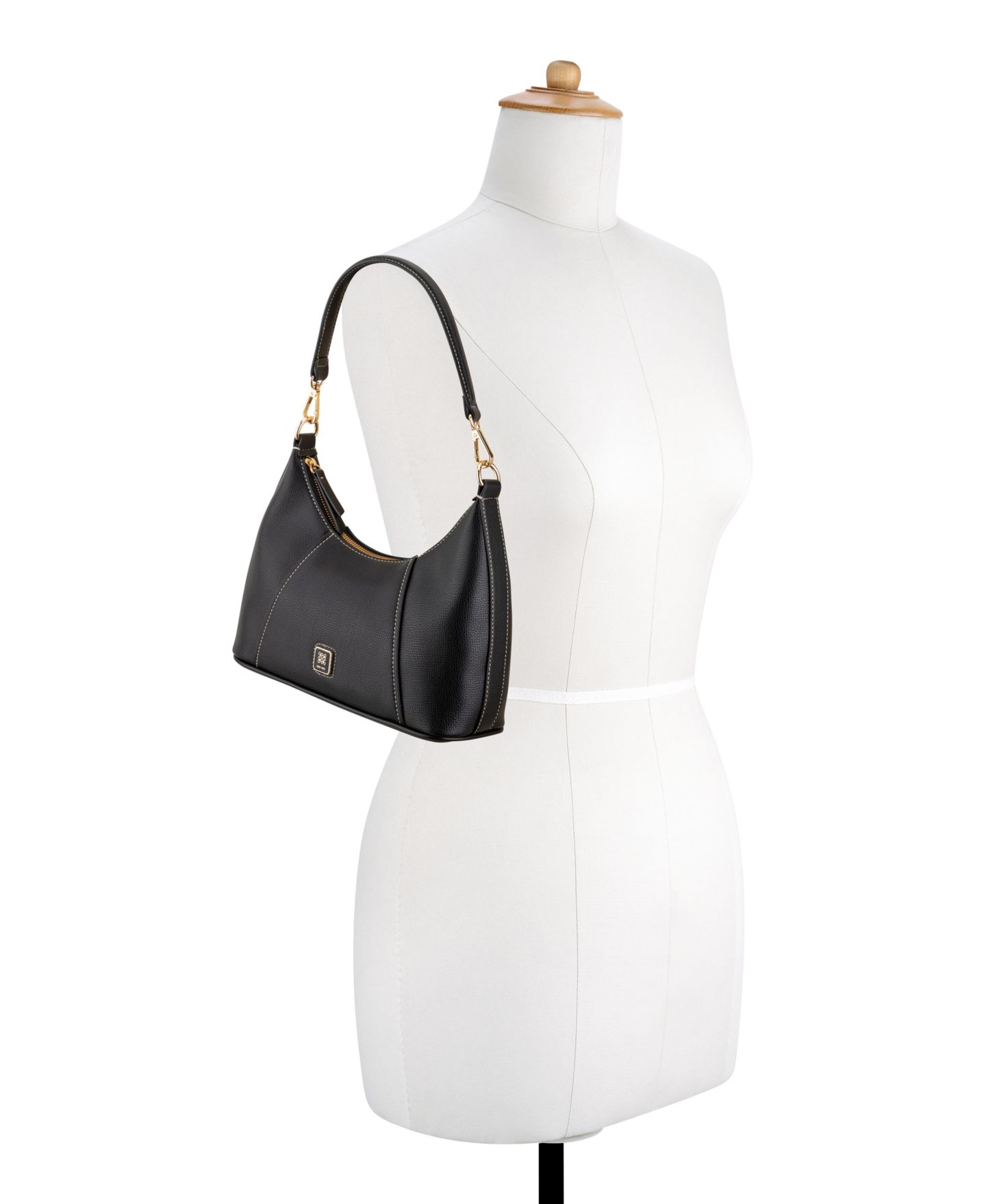 Женская сумка Nine West Quincie Convertible Shoulder, цвет: Чёрный — фото 6