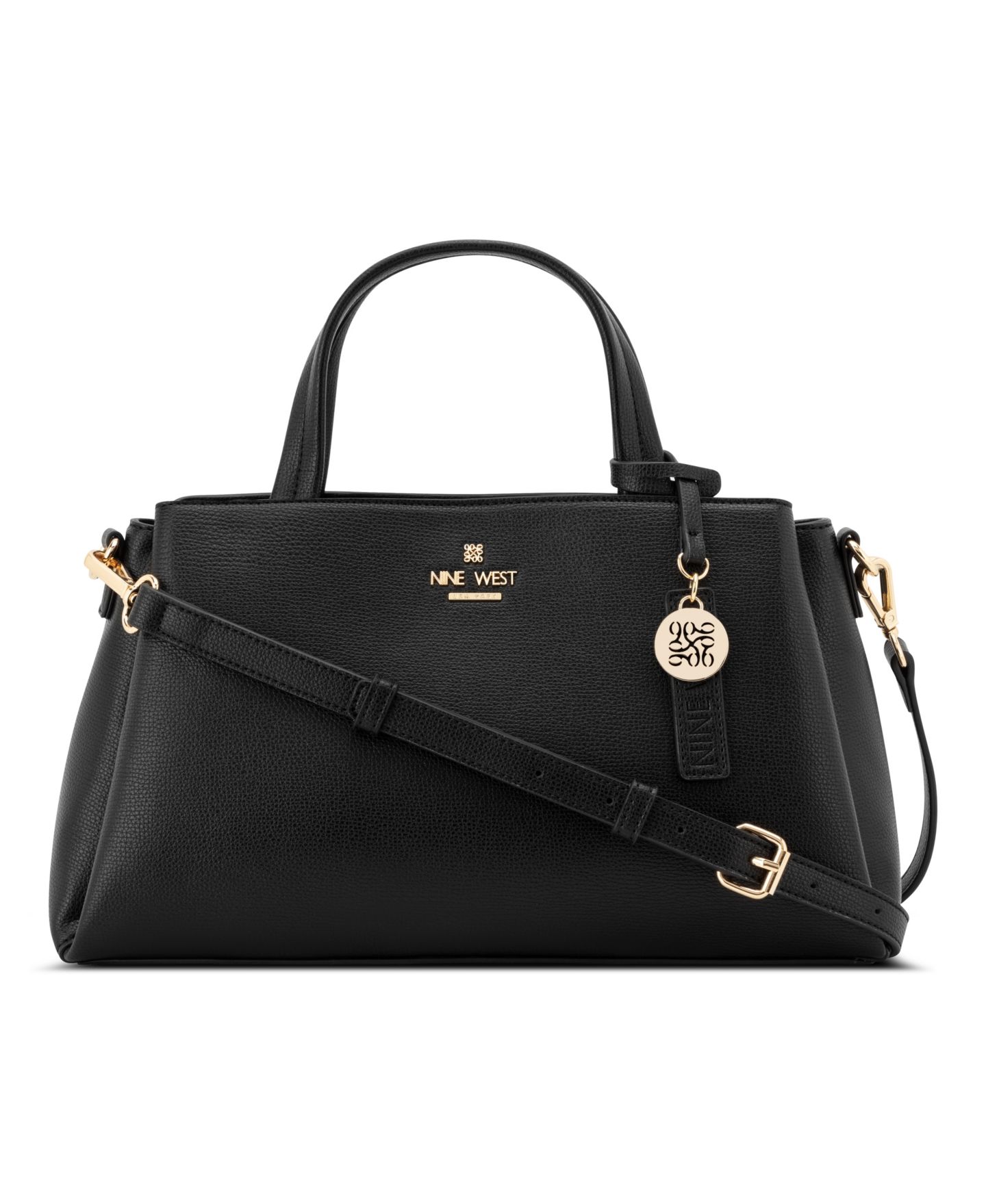 Женская сумка Nine West Luela Satchel, цвет: Чёрный — фото 1
