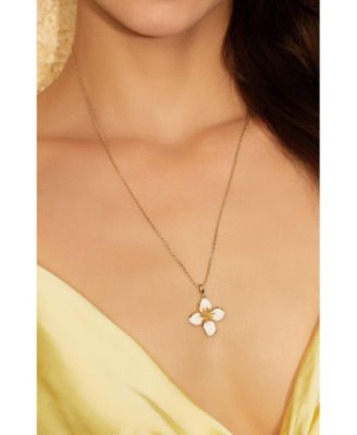 RC Iris Blossom Pendant Neckalce