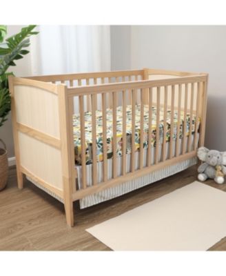 Crib Bedding Set for Baby Boys and Girls, Safari Puzzle, 3 Pieces