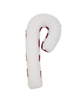 Candy Cane Twist Poly Filled Decorative Pillow, 9" x 22"