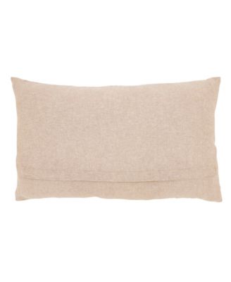 Golden Grove Leaf Poly Filled Decorative Pillow, 12" x 20"