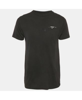 Men's Black Cotton Knit T-Shirt