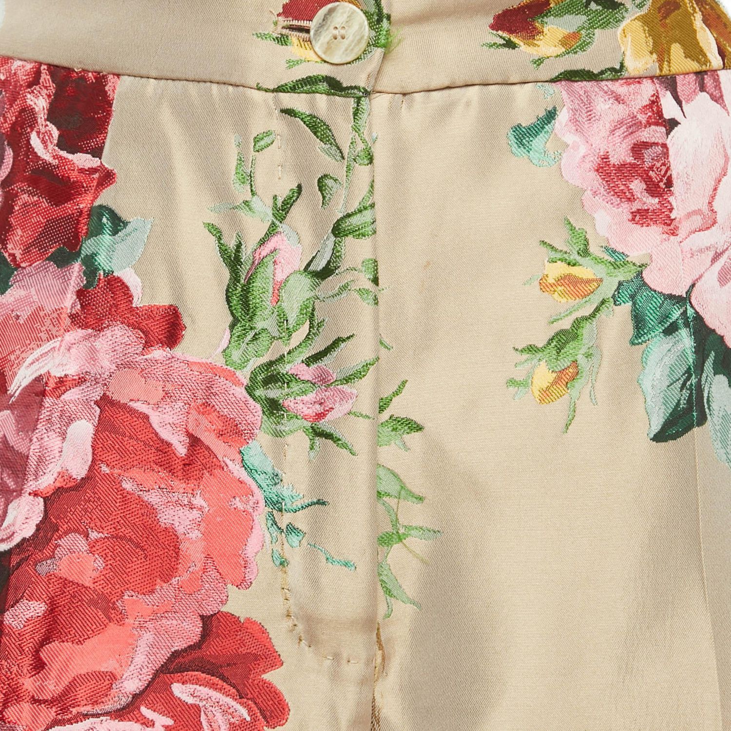 Women's Floral Jacquard Tailored Pants