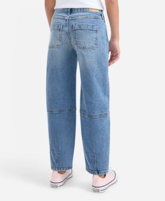 Girls' High-Rise Balloon Jeans