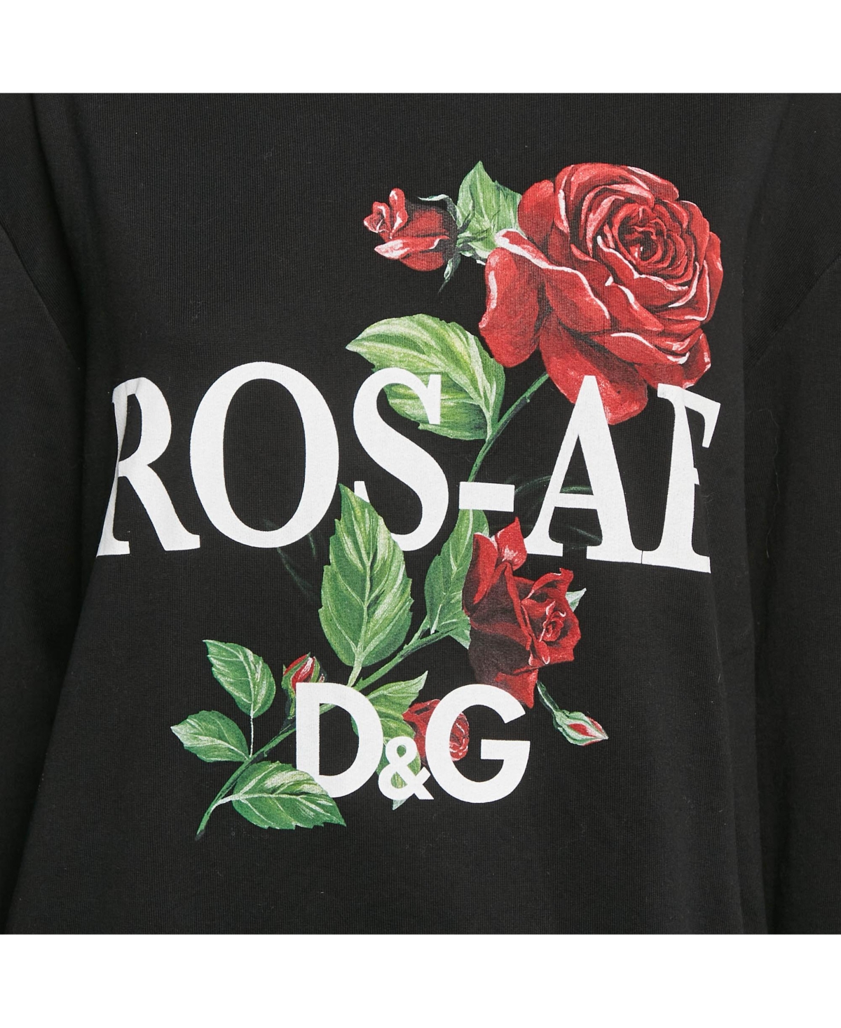 Pre-Owned Dolce & Gabbana Women's Black Marilyn Monroe Print Cotton Oversized Sweatshirt