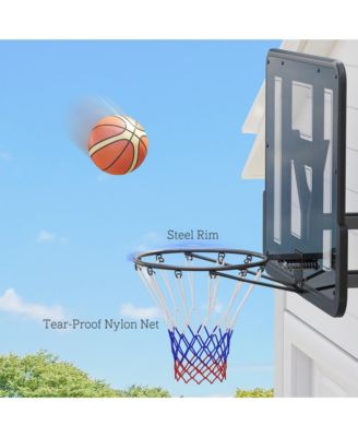 Wall Mounted Basketball Hoop with 43" Shatter Resist Backboard