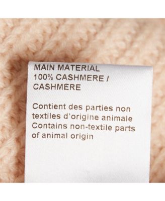 Women's Pastel Pink Cashmere Knit Button Front Cardigan