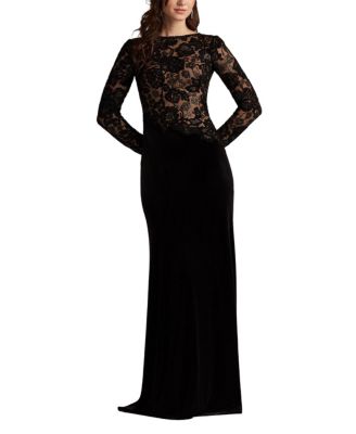 Women's Forena Embroidered Crepe Gown