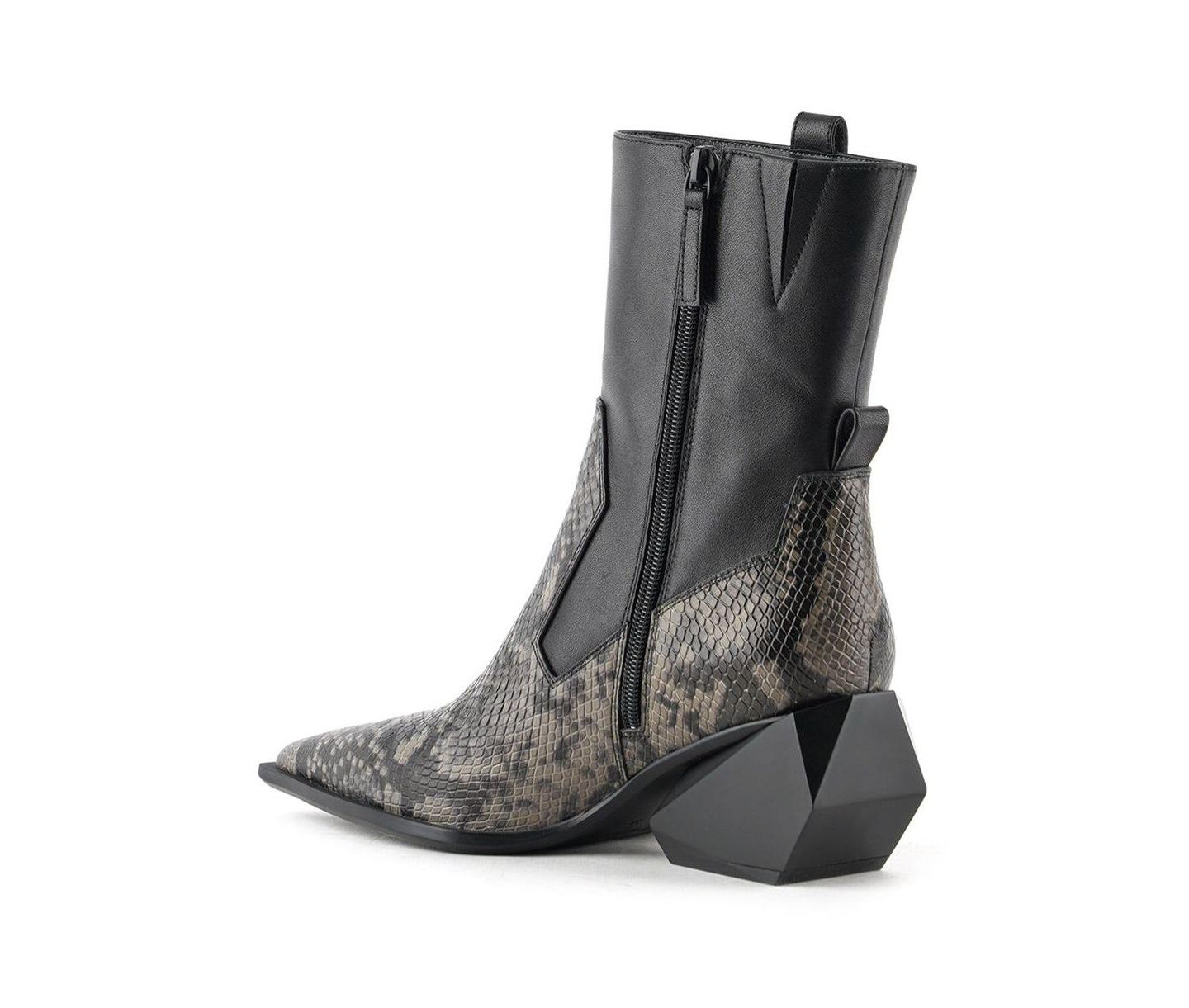 Женские ботинки United Nude Ricky West Mid II Western Boot, цвет: Угольный — фото 4