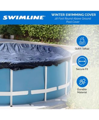 PCO831 28' Round Above Ground Winter Swimming Cover, (Pool Cover Only)