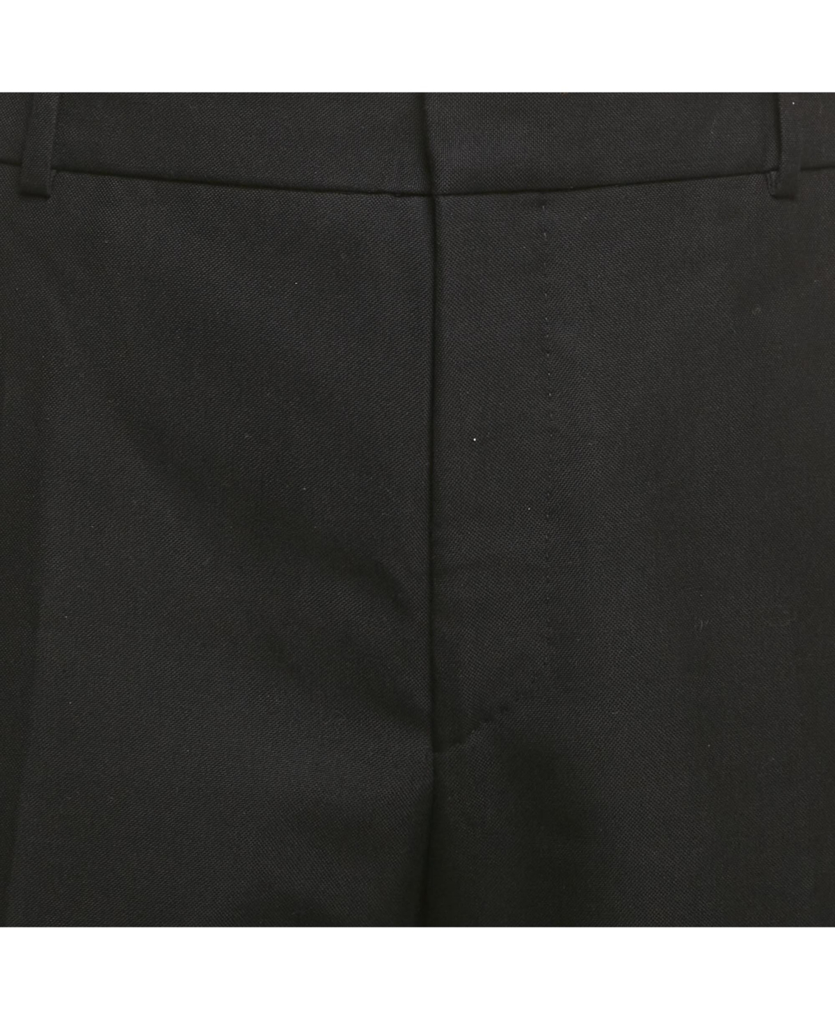 Pre-Owned Alexander Mcqueen Men's Black Logo Embroidered Cotton Trousers