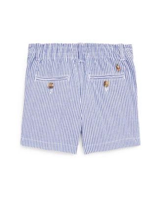 Baby Boys' Striped Flat-Front Shorts