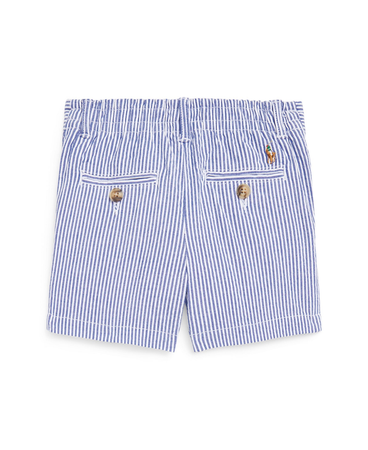 Polo Ralph Lauren Baby Boys' Striped Flat-Front Shorts