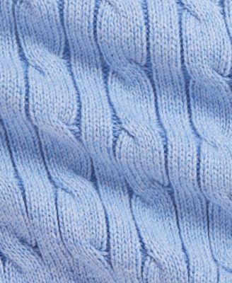 Baby Boys' Cable-Knit Polo Collar Sweater