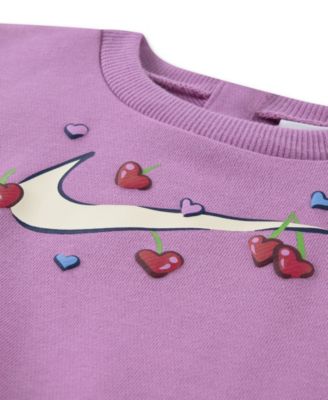 Baby Girls' Crewneck Sweatshirt and Leggings, 2-Piece Set