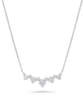 Diamond Necklace (1 ct. t.w.) in 14k White Gold