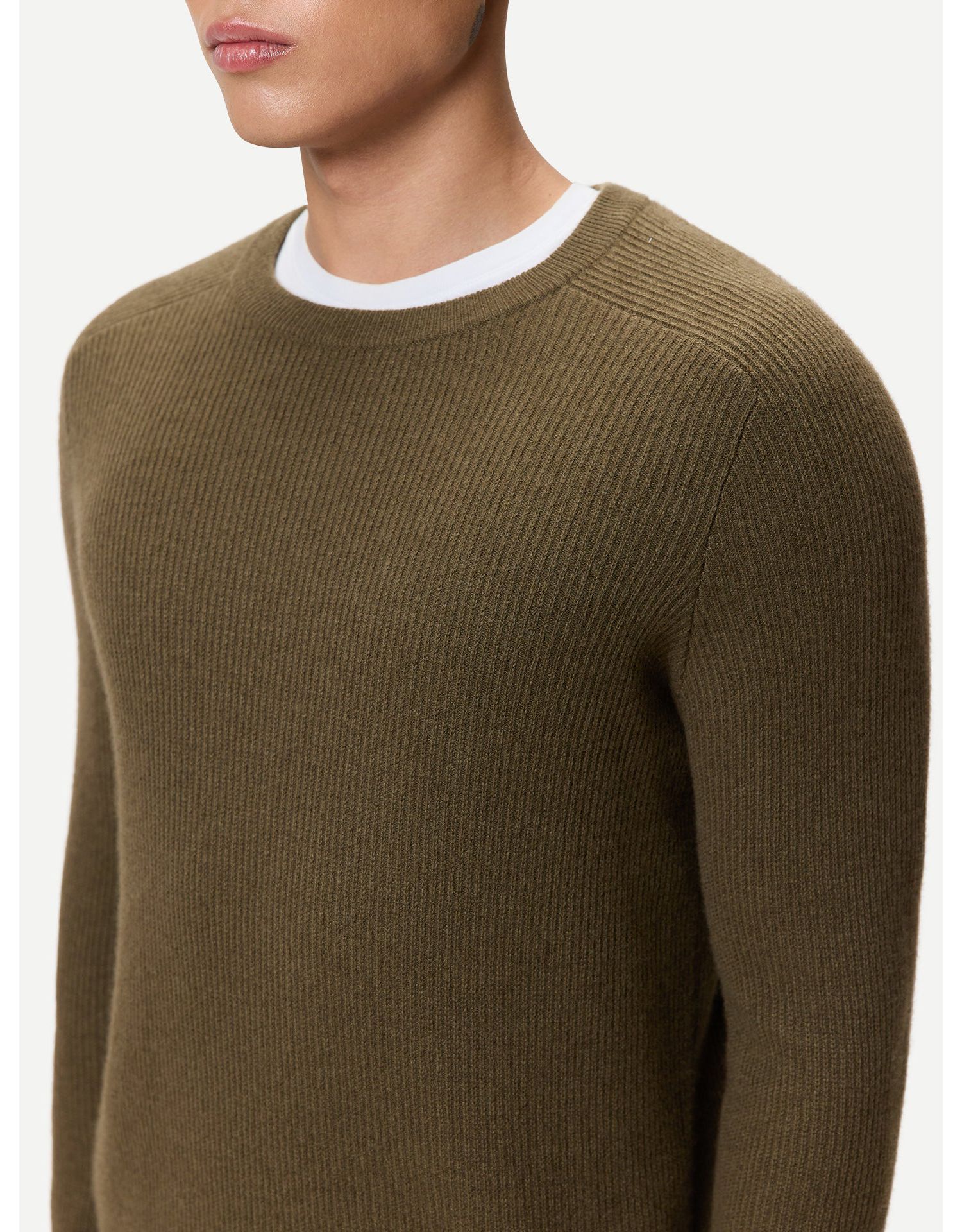 Men's Ribbed Cashmere Sweater