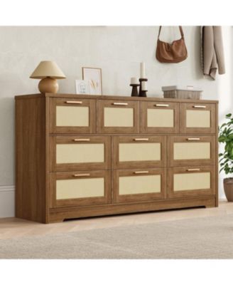 59" Farmhouse 10-Drawer Bedroom Dresser