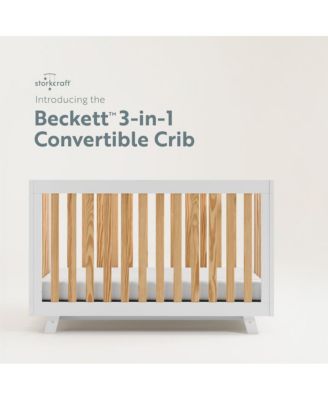 Beckett 3-in-1 Convertible Crib (White)