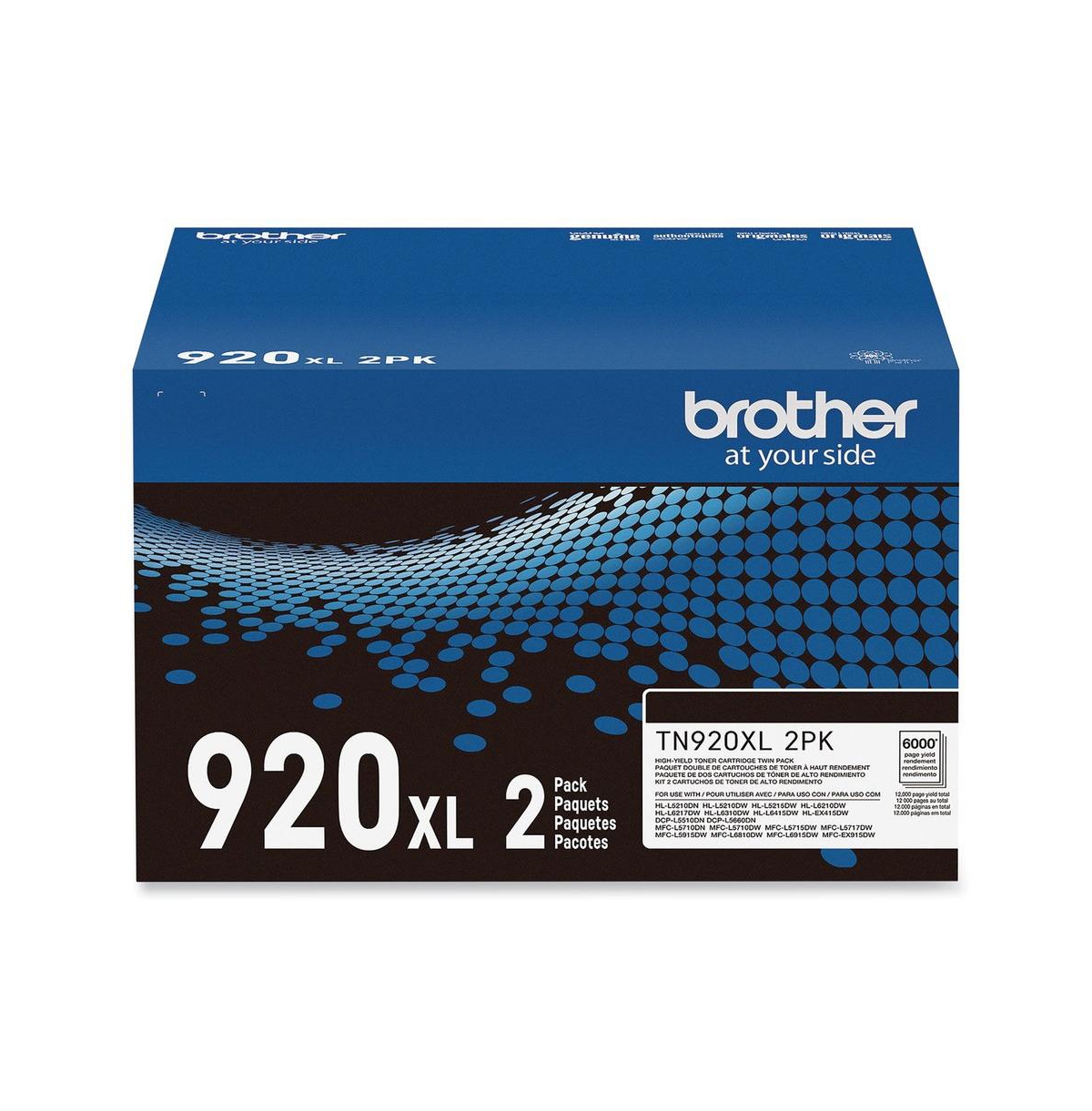 Brother TN920XL2PK 12000 Page-Yield High-Yield Toner - Black