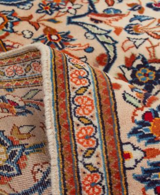 Persian Kashan 6' 6" x 10' 5" Area Rug