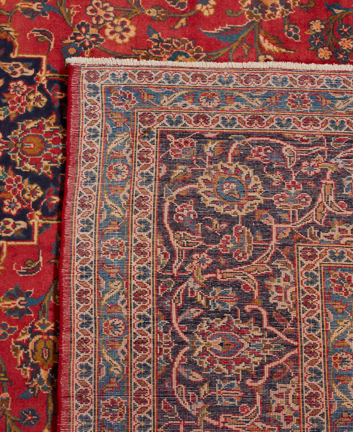 Adorn Hand Woven Rugs Persian Kashan 8' 4" x 12' 0" Area Rug