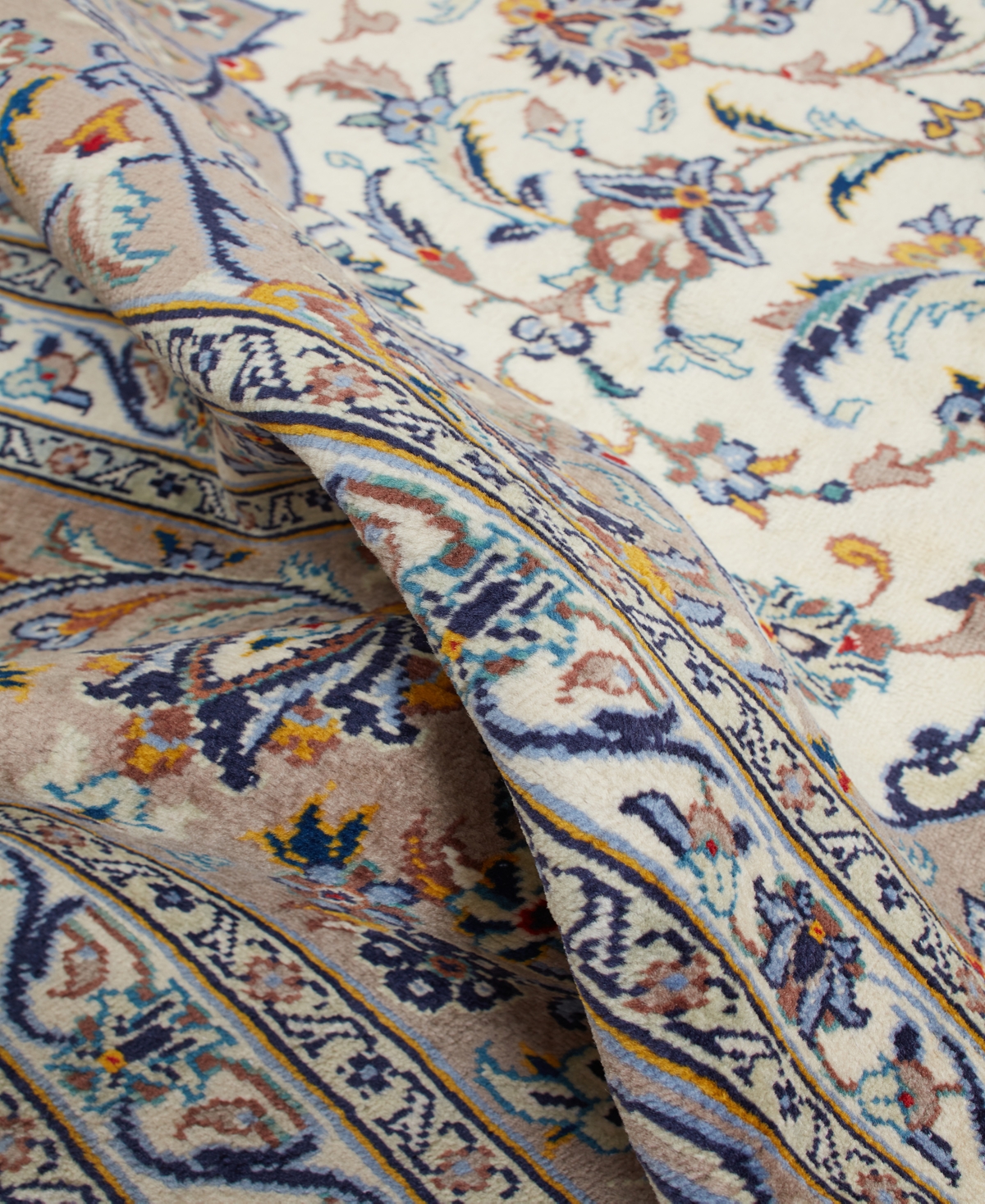 Adorn Hand Woven Rugs Persian Kashan 8' 7" x 12' 0" Area Rug