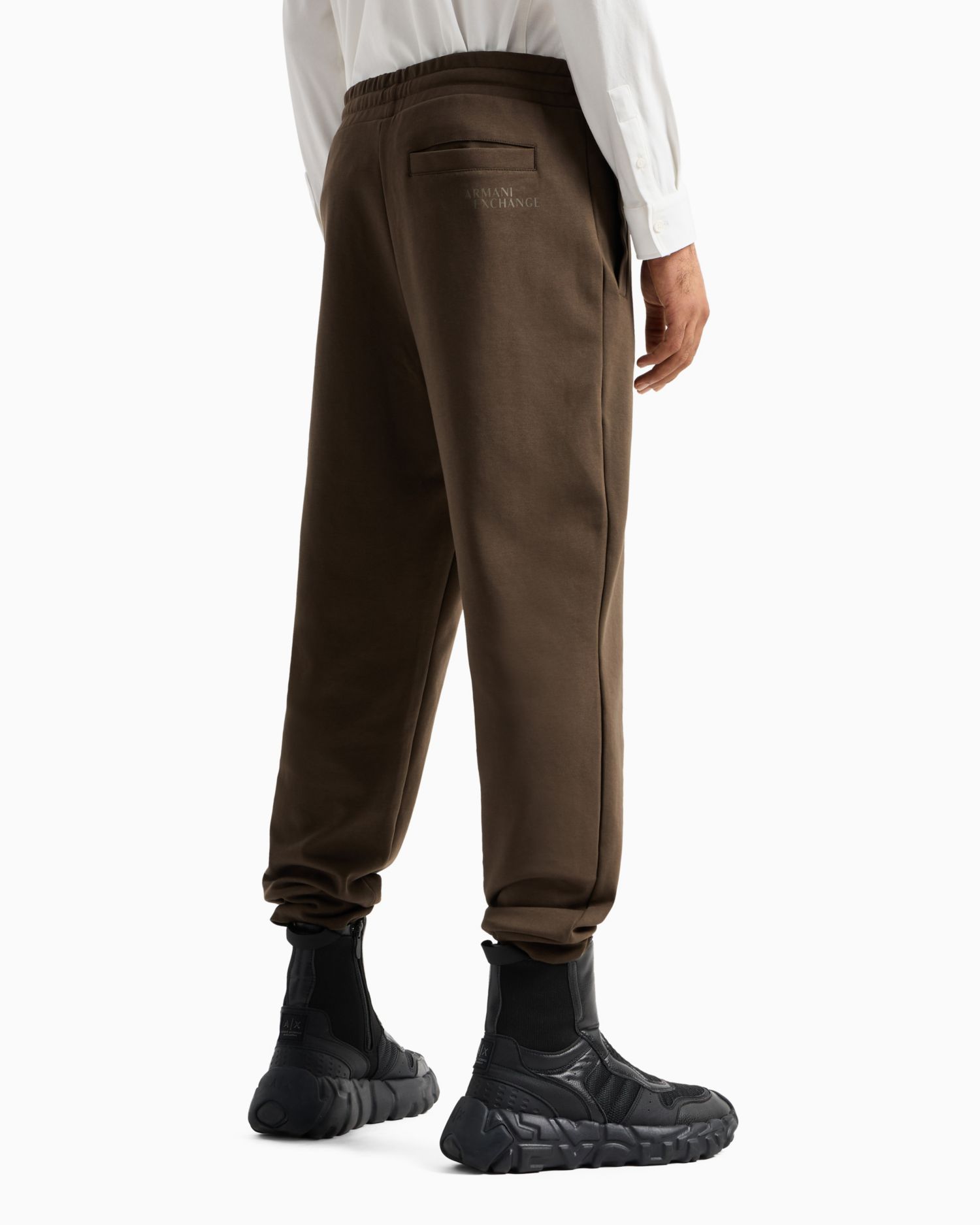 Men's Regular-Fit Eagle Logo Embroidered Joggers