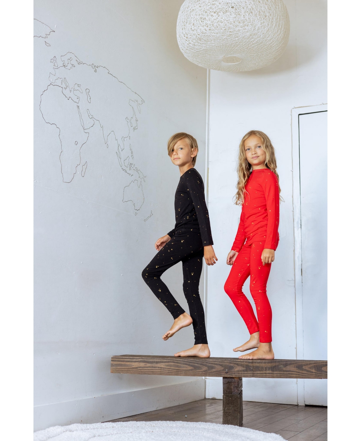 NoggiWear Kids Star Print Loungewear Set