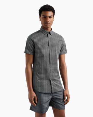 A|X Armani Exchange Men's AX Logo Shirt - Macy's