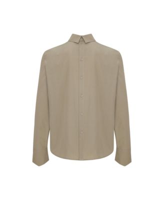 Men's Cotton Patch-Detail Woven Shirt