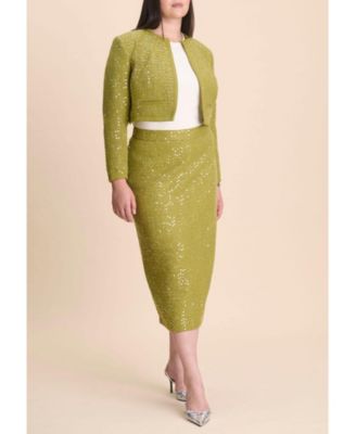 Women's Sequin Tweed Jacket