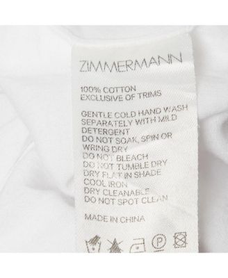 Women's White Embroidered Cotton