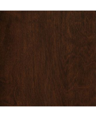 Tobacco Finish Reversible Game Table with cup holders, carved pedestal, velvet surface, converts dining to gaming.