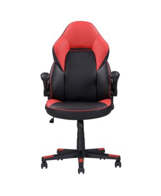 DJ-1P213323 Black/Red Stylish Setup Enhancer – Medium Size, 2 Pc Set, Durable Plastic, Anti-Slip Design, Desk Organizer