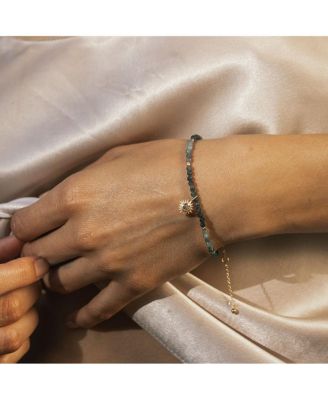 Channeling Wisdom Sapphire Starburst Beaded Bracelet