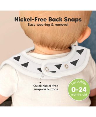 8-Pack Coast Baby Bibs for Boy, Girl, Drool Bibs, Baby Bib for Girls, Boys