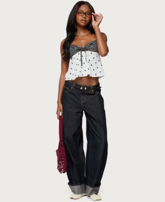 Women's Tilly Mixed Print Top