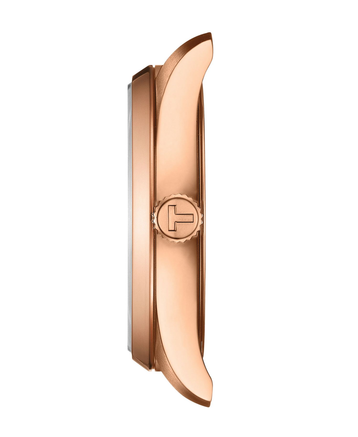 Unisex Rose Gold Stainless Steel Bracelet Watch, 34mm