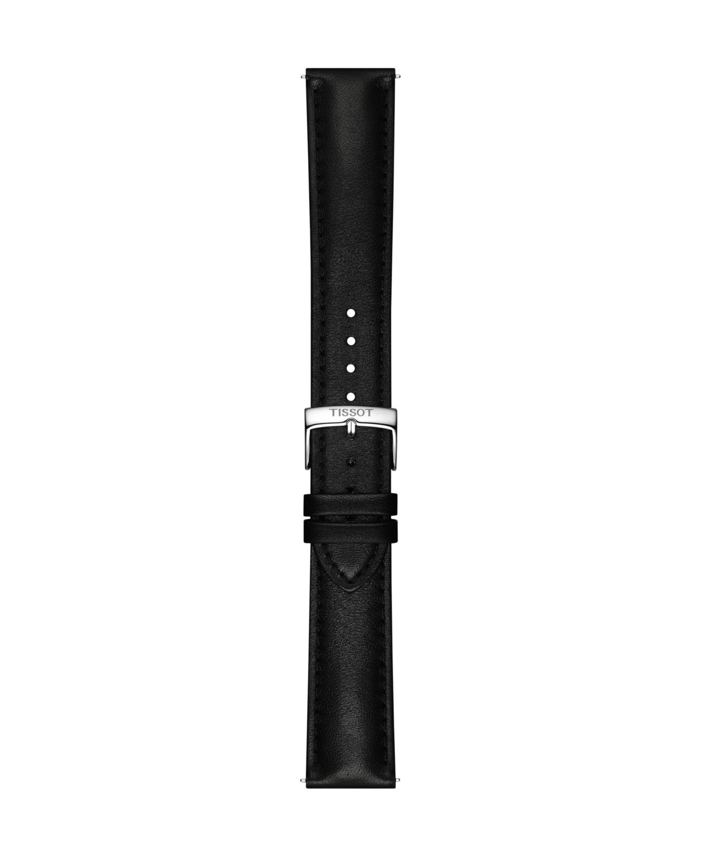 Мужские часы Tissot Black Leather Bracelet Watch, 40mm — фото 4