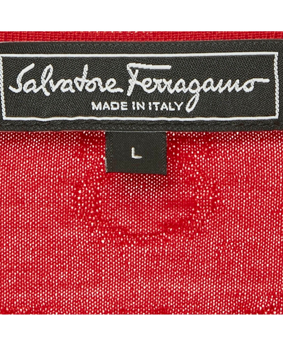 Pre-Owned Salvatore Ferragamo Women's Red Cashmere & Silk Knit Jumper