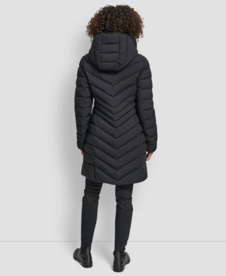 Women's Chevron Stand Collar Coat