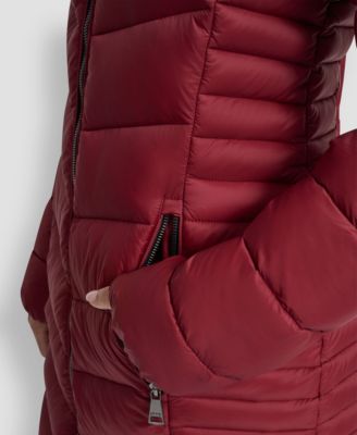 Women's Zip-Front Long Coat