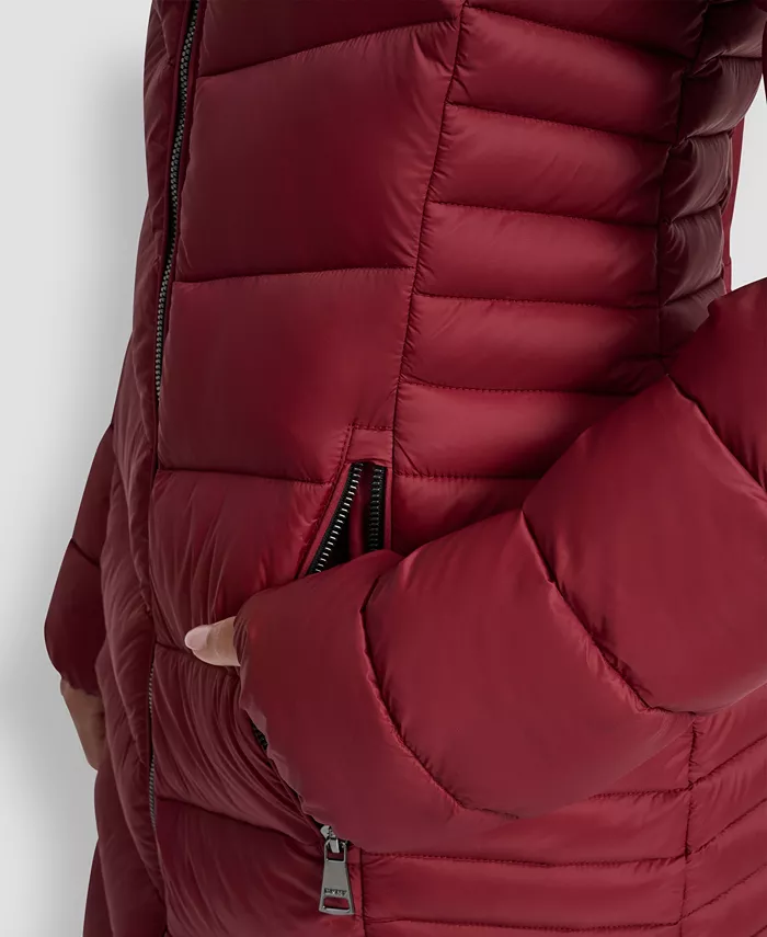 Women's Zip-Front Long Coat - thumbnail 7