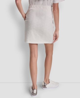 Women's Logo Jacquard Pull-On Mini Skirt