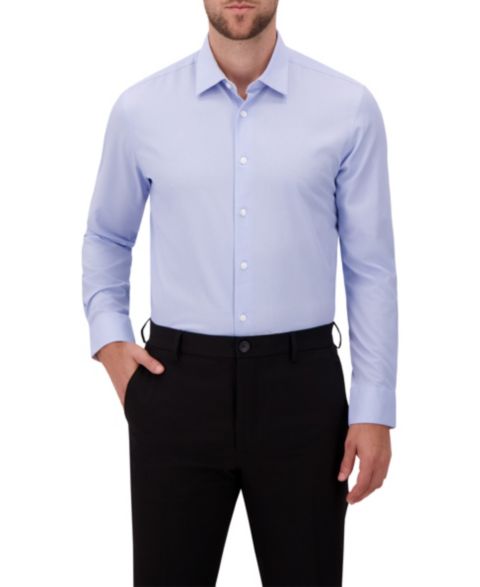 Мужская рубашка Report Collection 4-Way Modern-Fit Woven Dress Shirt, цвет: Светлый синий