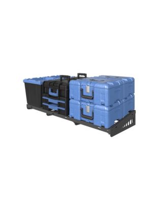 Heavy Duty Garage Wall Shelf MAX Series, Black — 48" X 24"